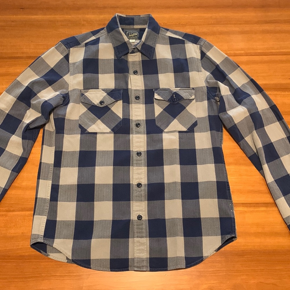 J. Crew slim flannel M